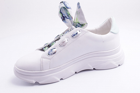 S2019-1-C туфли кроссовые /10/ (white/l.green)