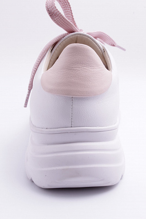 S2019-1-D туфли кроссовые /10/ (white/pink)